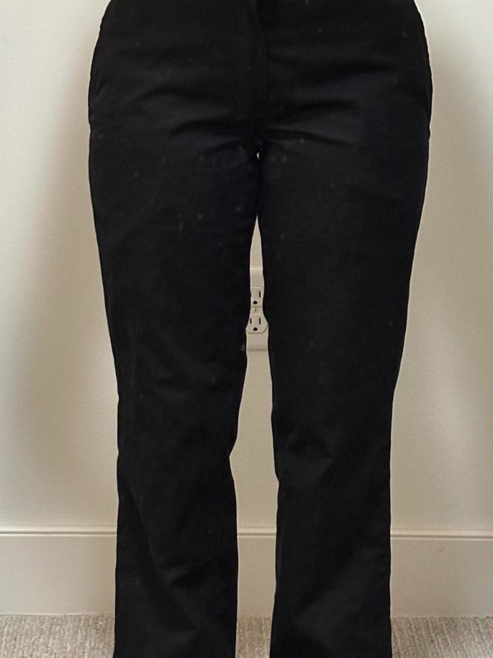 Black dickies straight leg trousers 874